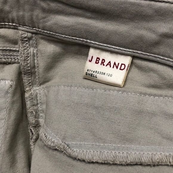 J Brand Shell Pants in Light Gray - Picture 3 of 7